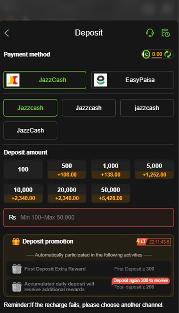 vk999 deposit