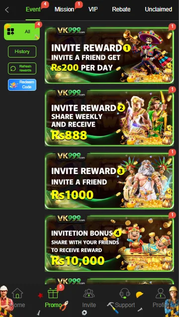 vk999 invitetion